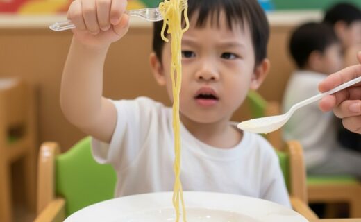 製品形状を変え、お子様も食べやすいフォークスプーンを開発