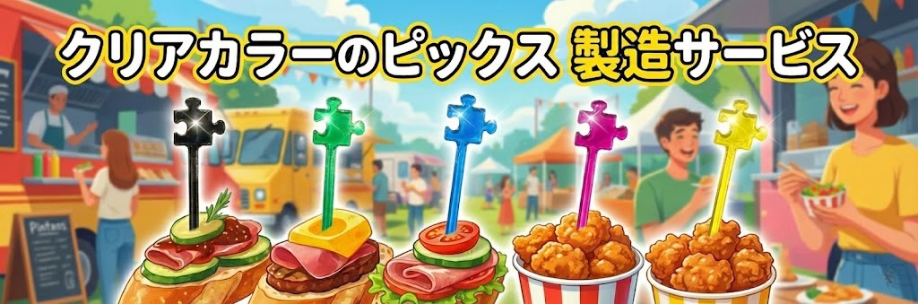 クリアカラーのピックス 製造サービス